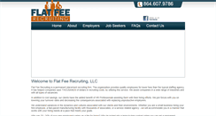 Desktop Screenshot of flatfeehiring.com